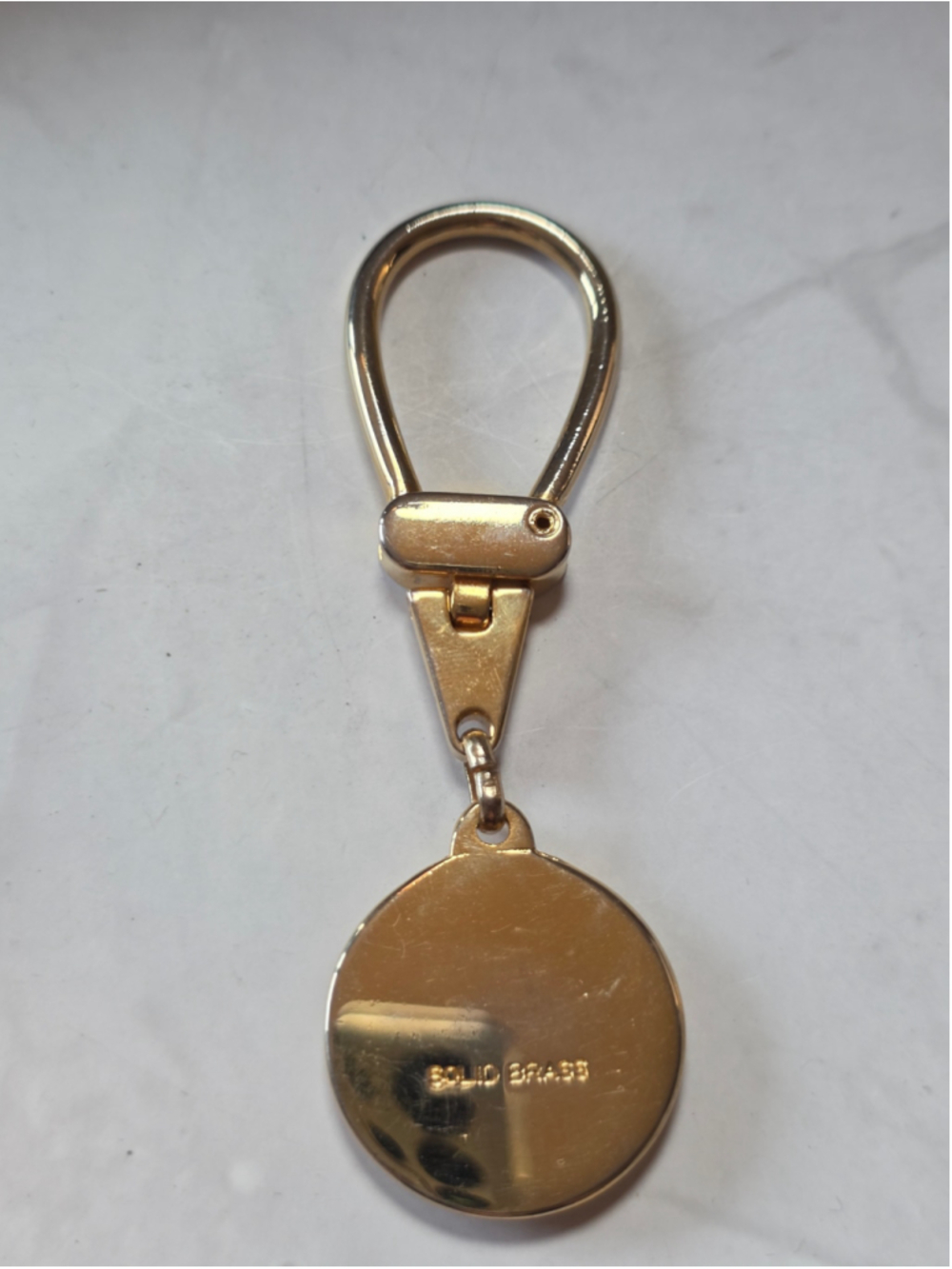 Fendi Roma 1925 Gold-Tone Keychain / Bag Charm with Box - Picture 4 of 6